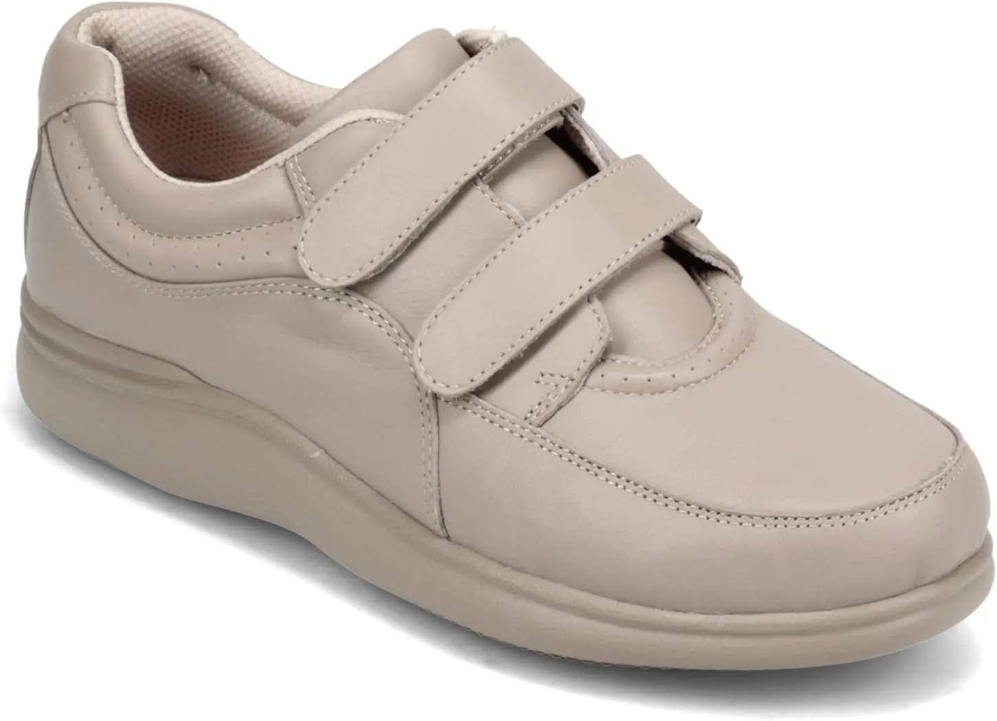 Hush Puppies womens Power Walker Ii Loafer, Taupe Leather, 6 Wide US