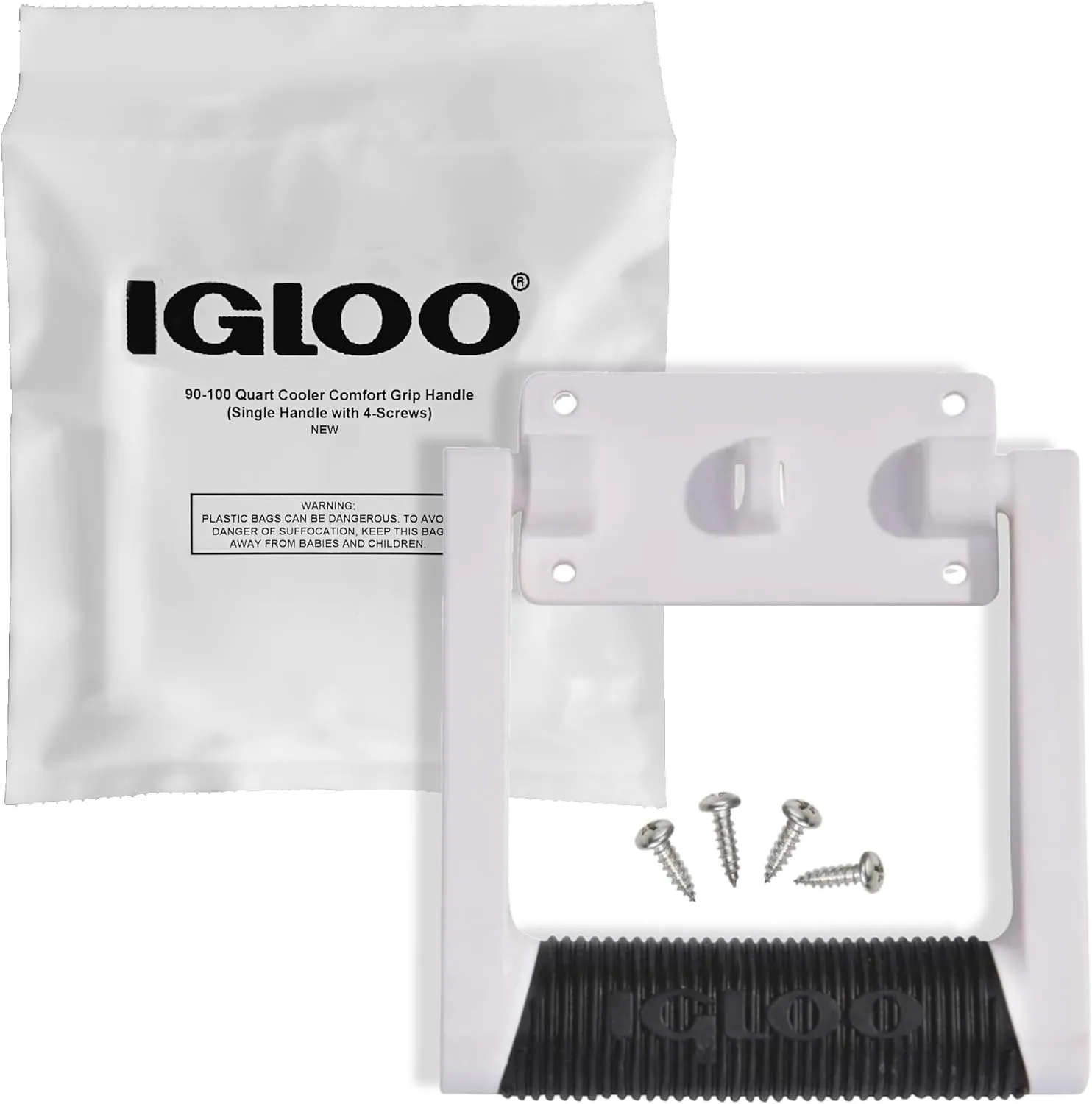 Igloo Premium Comfort Rubber Grip Swing-Up Handle, 90-100 Qt Coolers, 1-pc (Old Design)