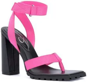 Jessica Simpson Kielne Women's Mixed Media Block Heel Sandals