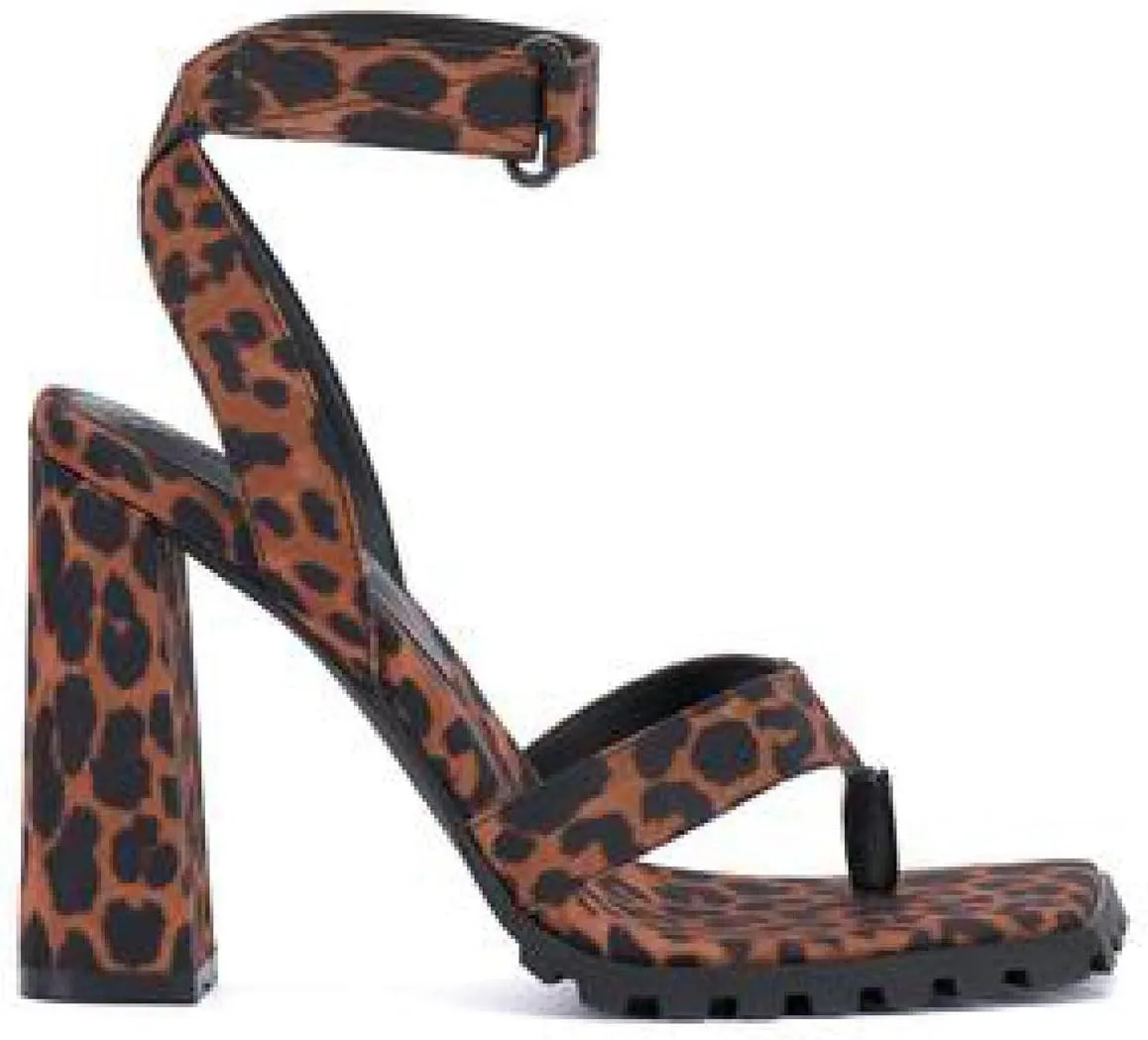 Jessica Simpson Kielne Women's Mixed Media Block Heel Sandals