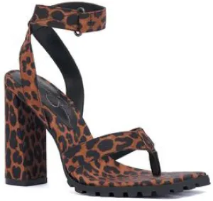 Jessica Simpson Kielne Women's Mixed Media Block Heel Sandals