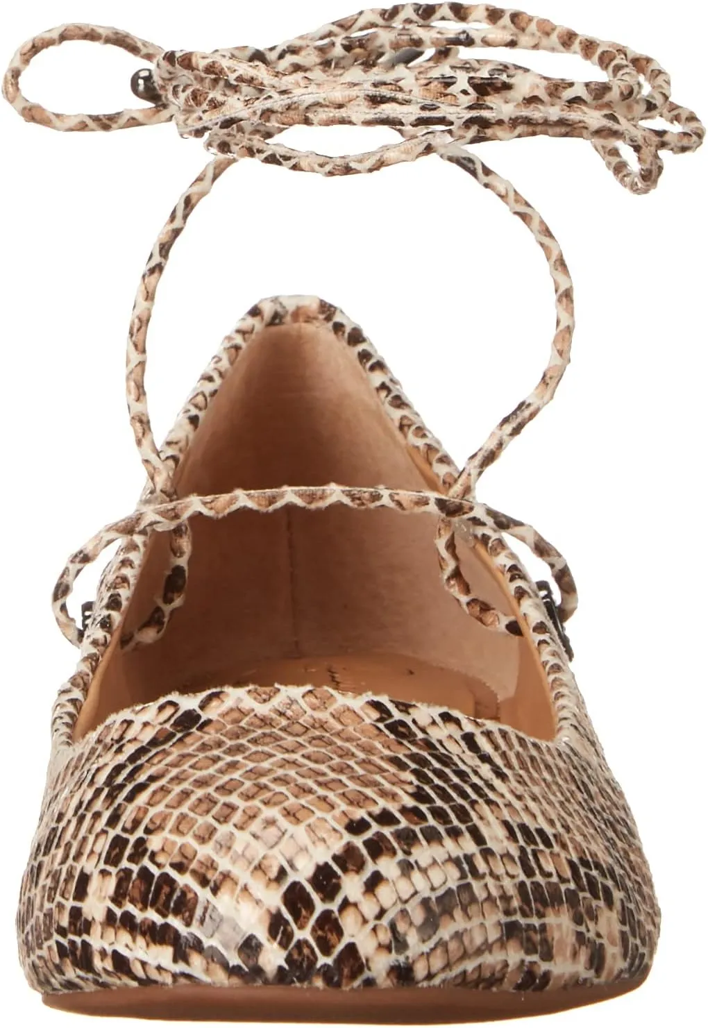 Jessica Simpson Womens Bingley Faux Suede Lace Up Flats