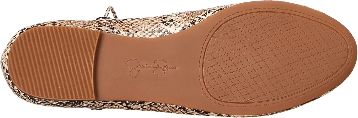 Jessica Simpson Womens Bingley Faux Suede Lace Up Flats