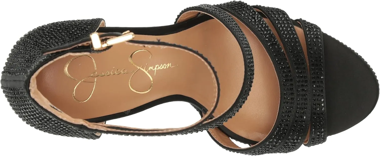 Jessica Simpson Womens Shyremin Metallic Platform Pumps