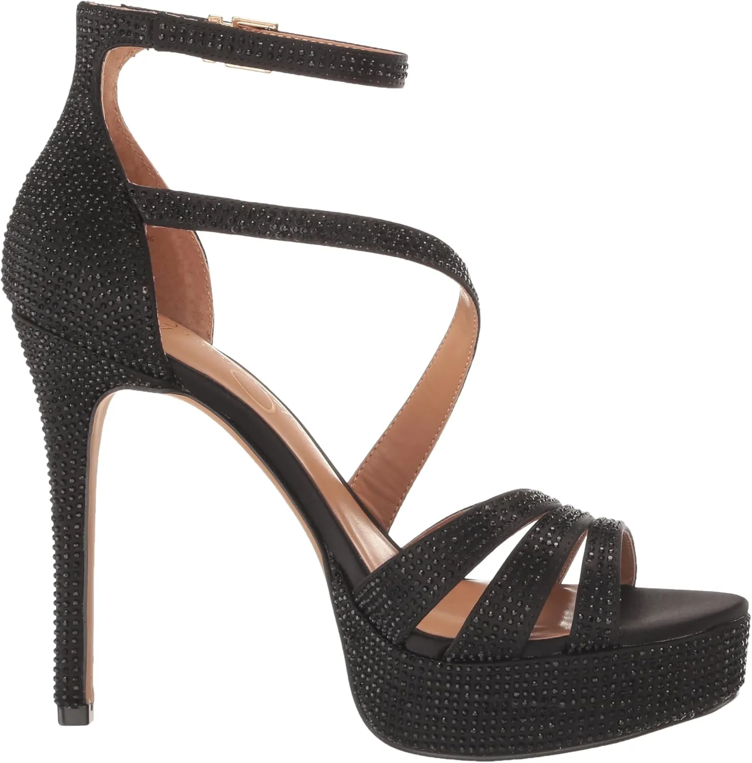 Jessica Simpson Womens Shyremin Metallic Platform Pumps