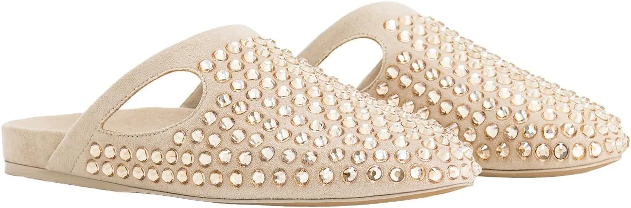 JW PEI Women's Athena Artificial Crystal Flat Mules