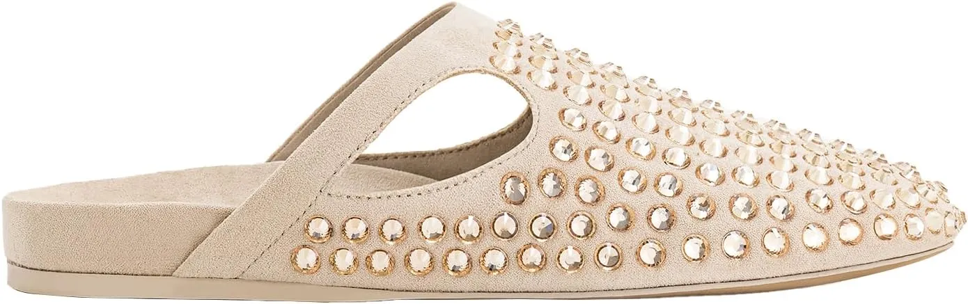 JW PEI Women's Athena Artificial Crystal Flat Mules
