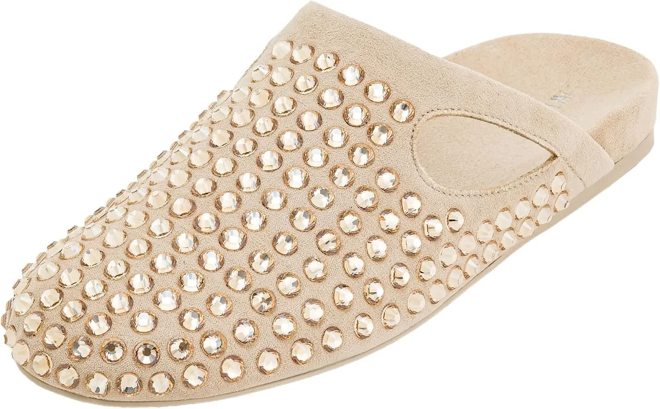 JW PEI Women's Athena Artificial Crystal Flat Mules