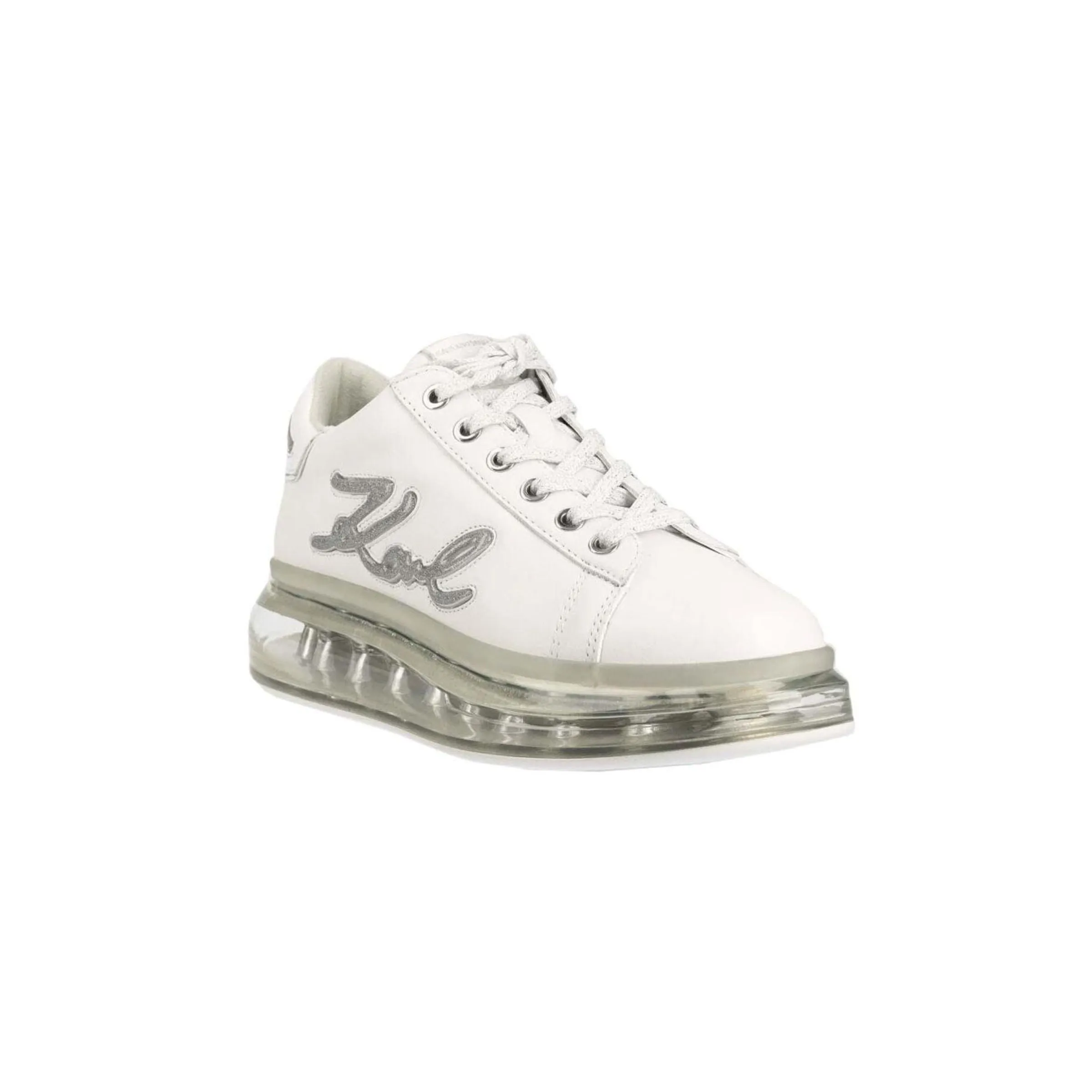 Karl Lagerfeld Sneaker Ladies Kapri Kushion Glitter White