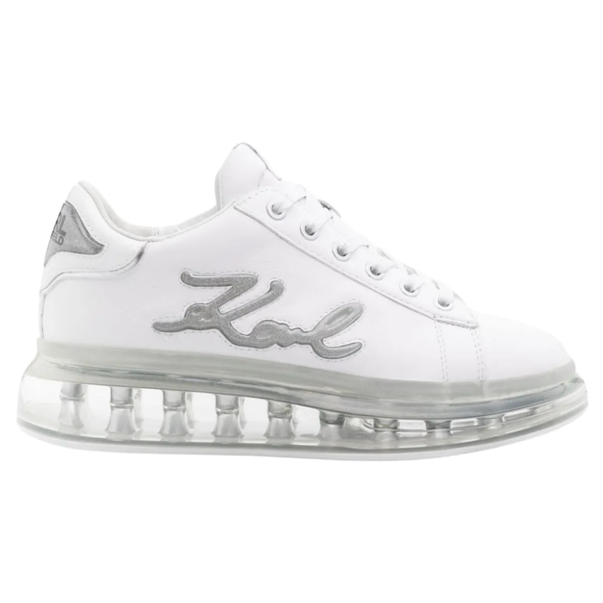 Karl Lagerfeld Sneaker Ladies Kapri Kushion Glitter White