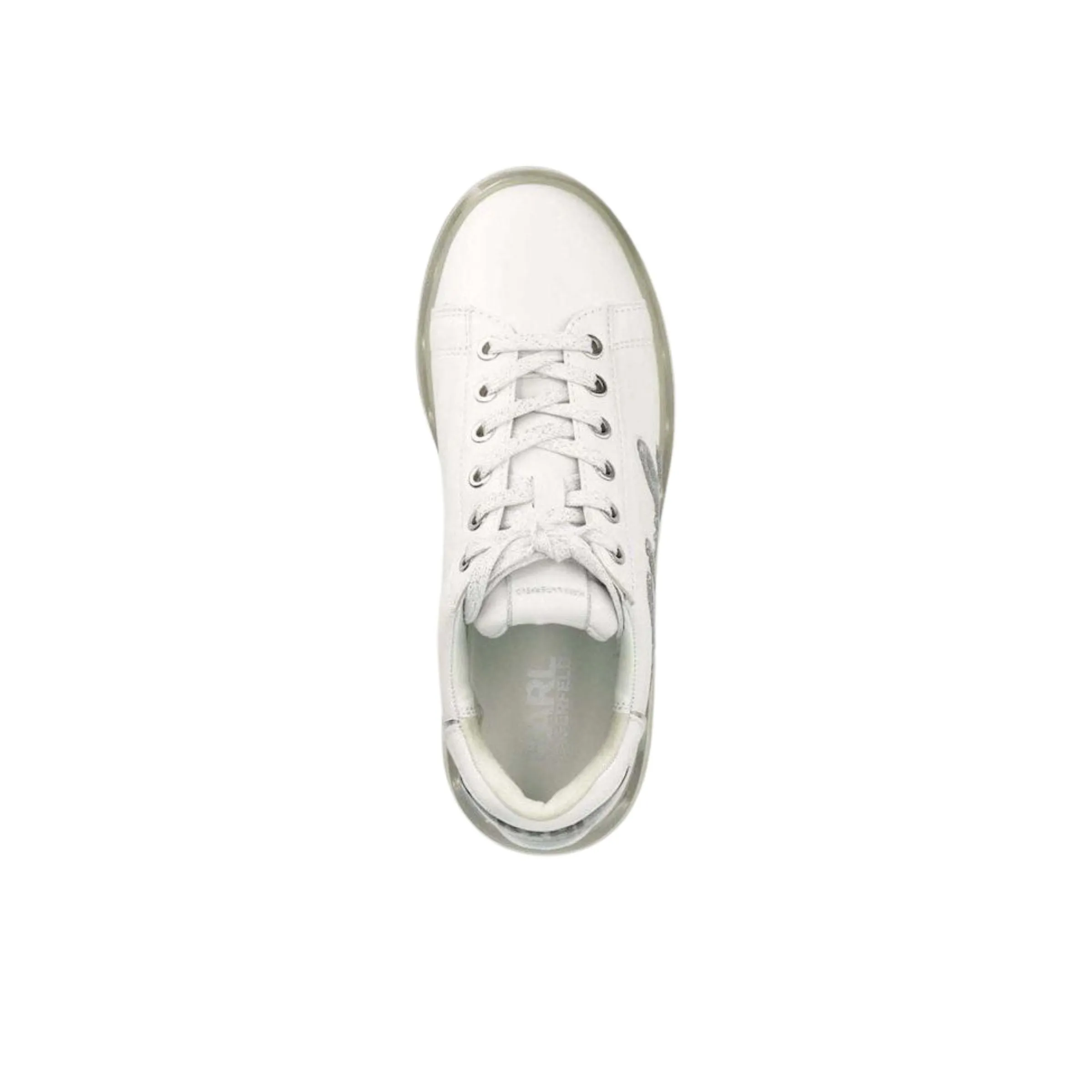 Karl Lagerfeld Sneaker Ladies Kapri Kushion Glitter White