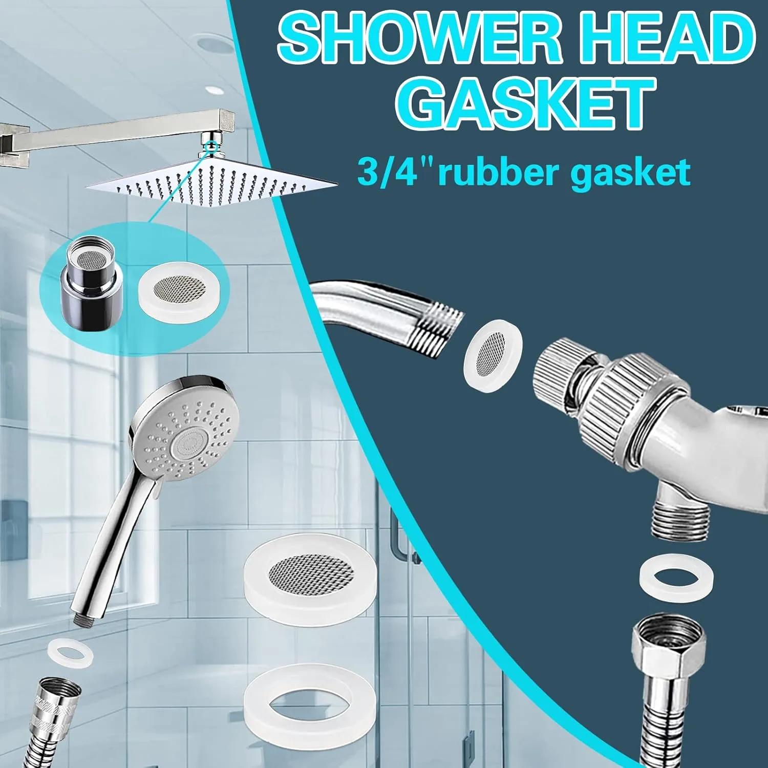 KEZE 233 Pcs Plumbing and Faucet Washers Assortment Kit for Assorted Spigot Water Hose Bib Outside Garden faucet Splitter Gasket Leak Plumbes Valve Stem Worn Out Repair