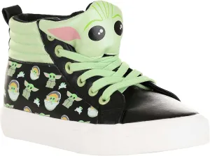 Kid's The Mandalorian The Child Sneakers Grogu High-Top Shoe