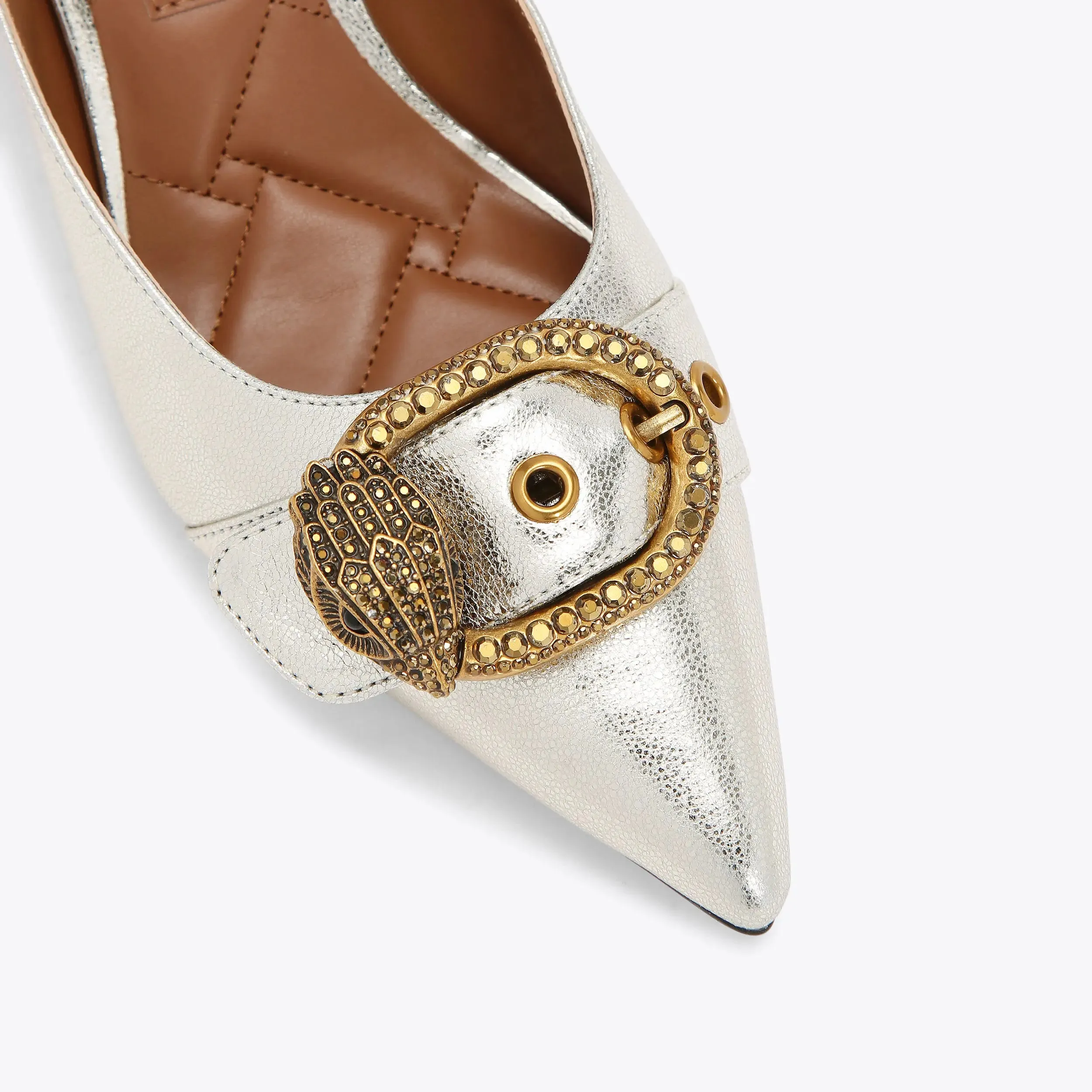 Kurt Geiger MAYFAIR MULE HEEL-Gold