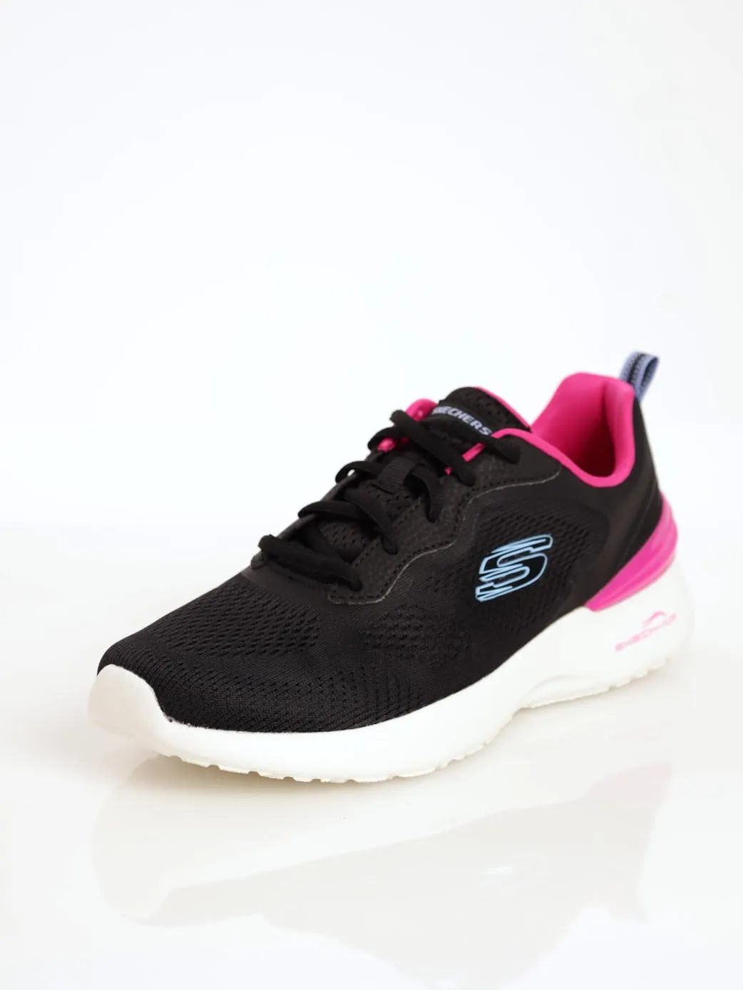 Ladies Skech-Air Dynamight Sneaker - Black
