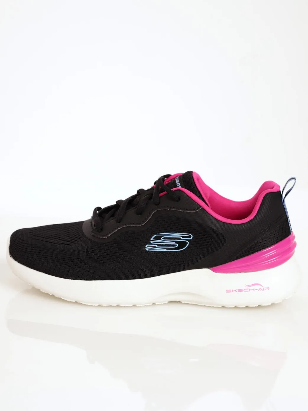 Ladies Skech-Air Dynamight Sneaker - Black