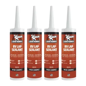Liquid Rubber RV Lap Sealant, White, 4 Pack