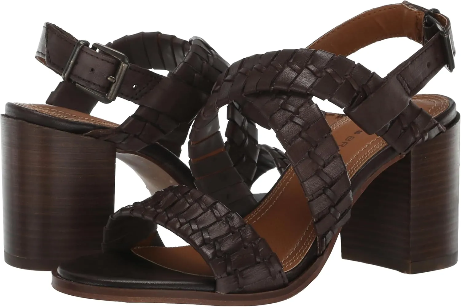 Lucky Brand Women's Dabene Stacked Heel Sandal Heeled