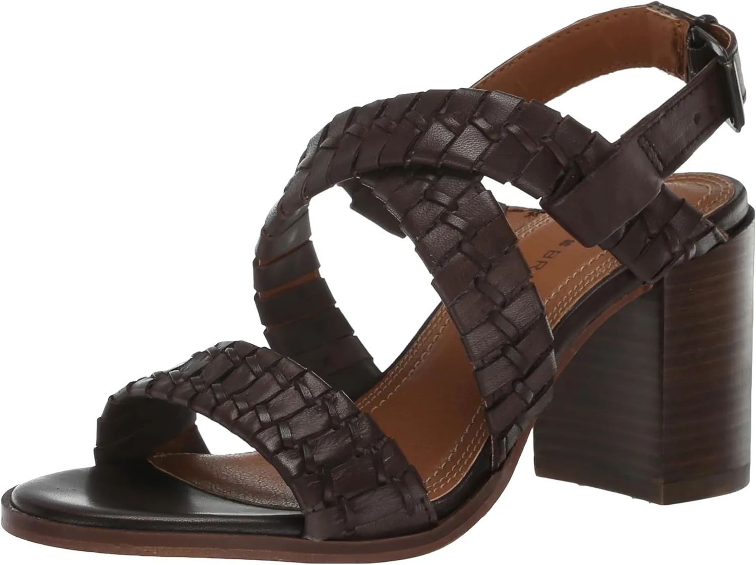 Lucky Brand Women's Dabene Stacked Heel Sandal Heeled