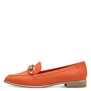MARCO TOZZI - 24200-634 FLAT FASHION LOAFER - ORANGE SUEDE