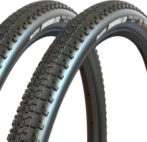 MAXXIS Rambler - 2 Pack - 700c, 650b, 27.5" - EXO, SilkShield - Tubeless Ready Bike Tire | Do-it-All Gravel Tire, Size 700x40C - SilkShield, 2 Pack