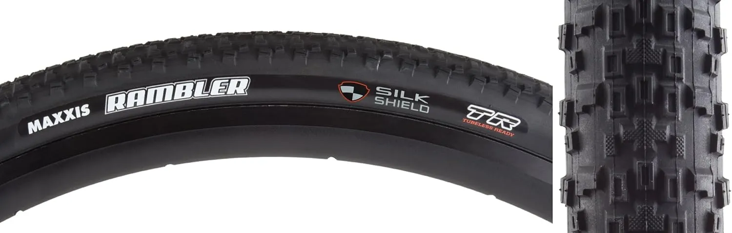 Maxxis Rambler - Dual Compound - 700, 650 - EXO, SilkShield - Tubeless | Do-it-All Gravel Tire