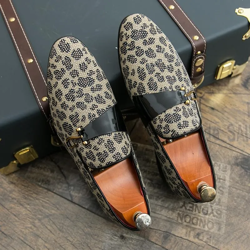 Mens Dress Wedding Party Slip On Shoes Glitter Luxury Penny Loafer Driving Shoes Birtish Formal Smoking Slipper Plus Size 38-47