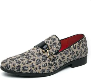 Mens Dress Wedding Party Slip On Shoes Glitter Luxury Penny Loafer Driving Shoes Birtish Formal Smoking Slipper Plus Size 38-47