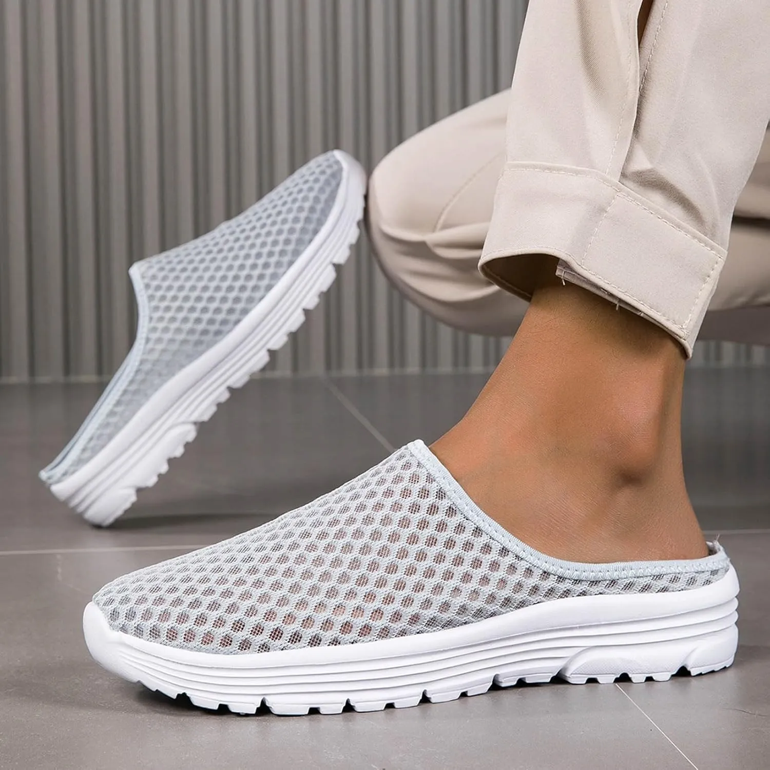 Men's Fashion Sneakers Unisex Lazy Slip On Casual and Comfortable Slippers for Men and Women