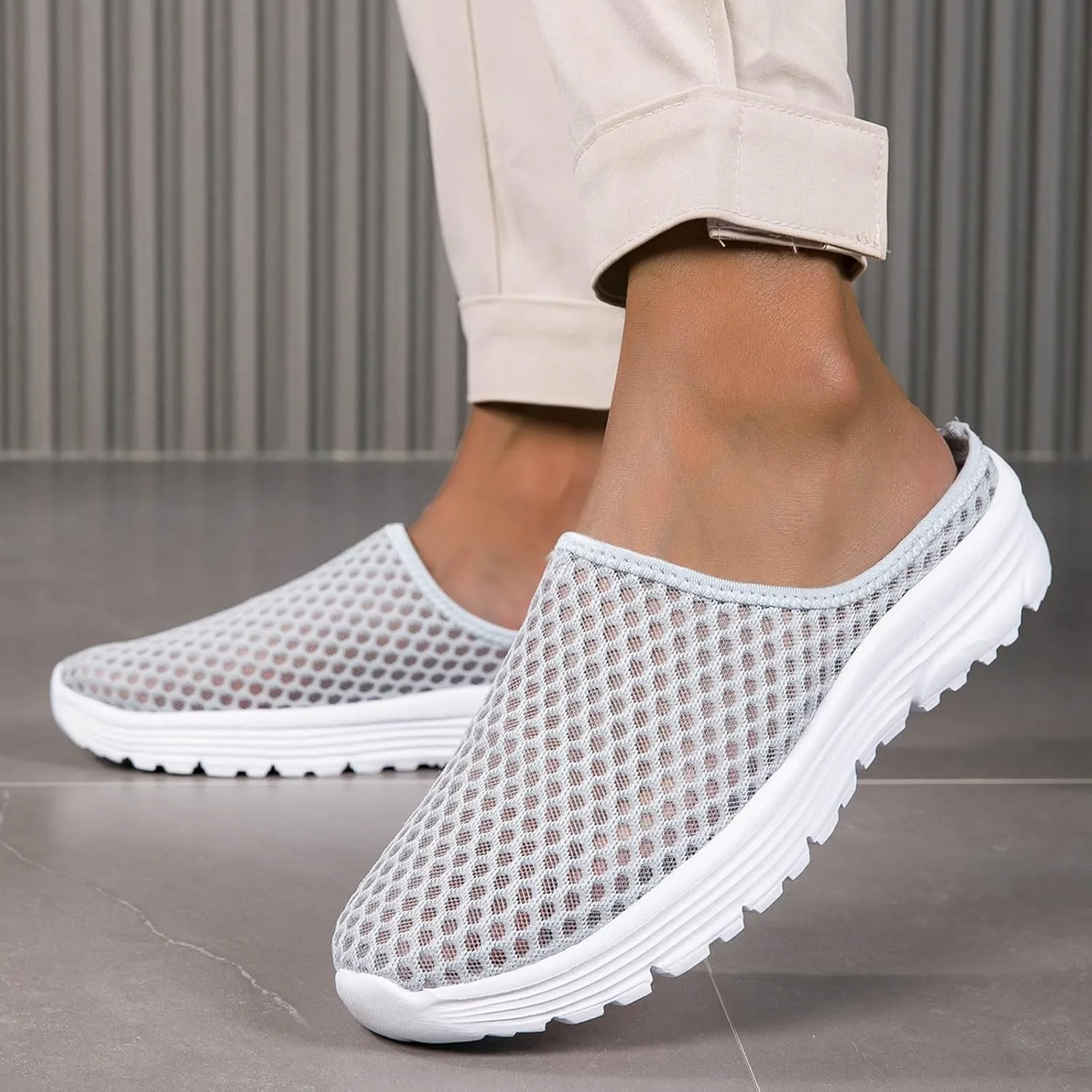 Men's Fashion Sneakers Unisex Lazy Slip On Casual and Comfortable Slippers for Men and Women