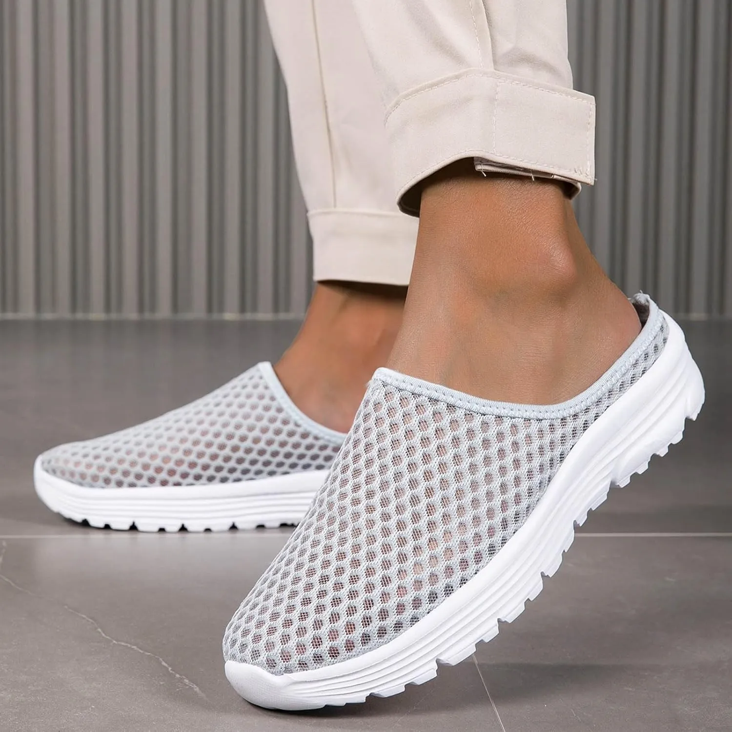 Men's Fashion Sneakers Unisex Lazy Slip On Casual and Comfortable Slippers for Men and Women