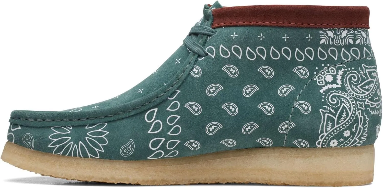 Mens Originals Icon Wallabee Boot Green Paisley 26168803