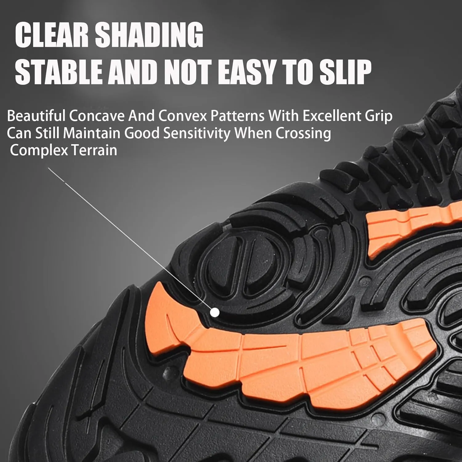 Men's Suede Lace-Up Flat Barefoot Hiking Boots Comfort Warm Fur Lining Non-Slip Slip-On Barefoot Snow Boots for Outdoor Trail Running