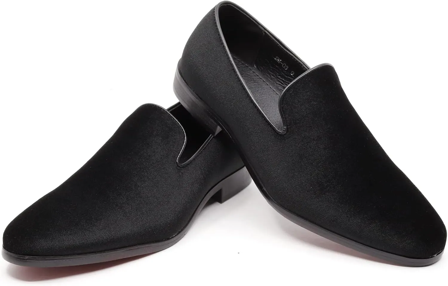 Men's Vintage Velvet Designer Classic Dress Tuxedo Loafers Slip On Shoes SM-03