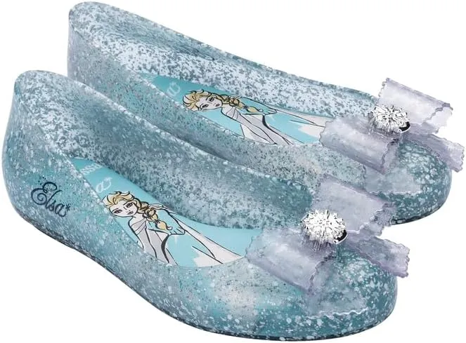 mini melissa Girl's Sweet Love   Disney Princess Jelly Ballet Flat for Kids - Jelly Ballerina Shoes for Girls, Disney-Inspired Ballet Flat