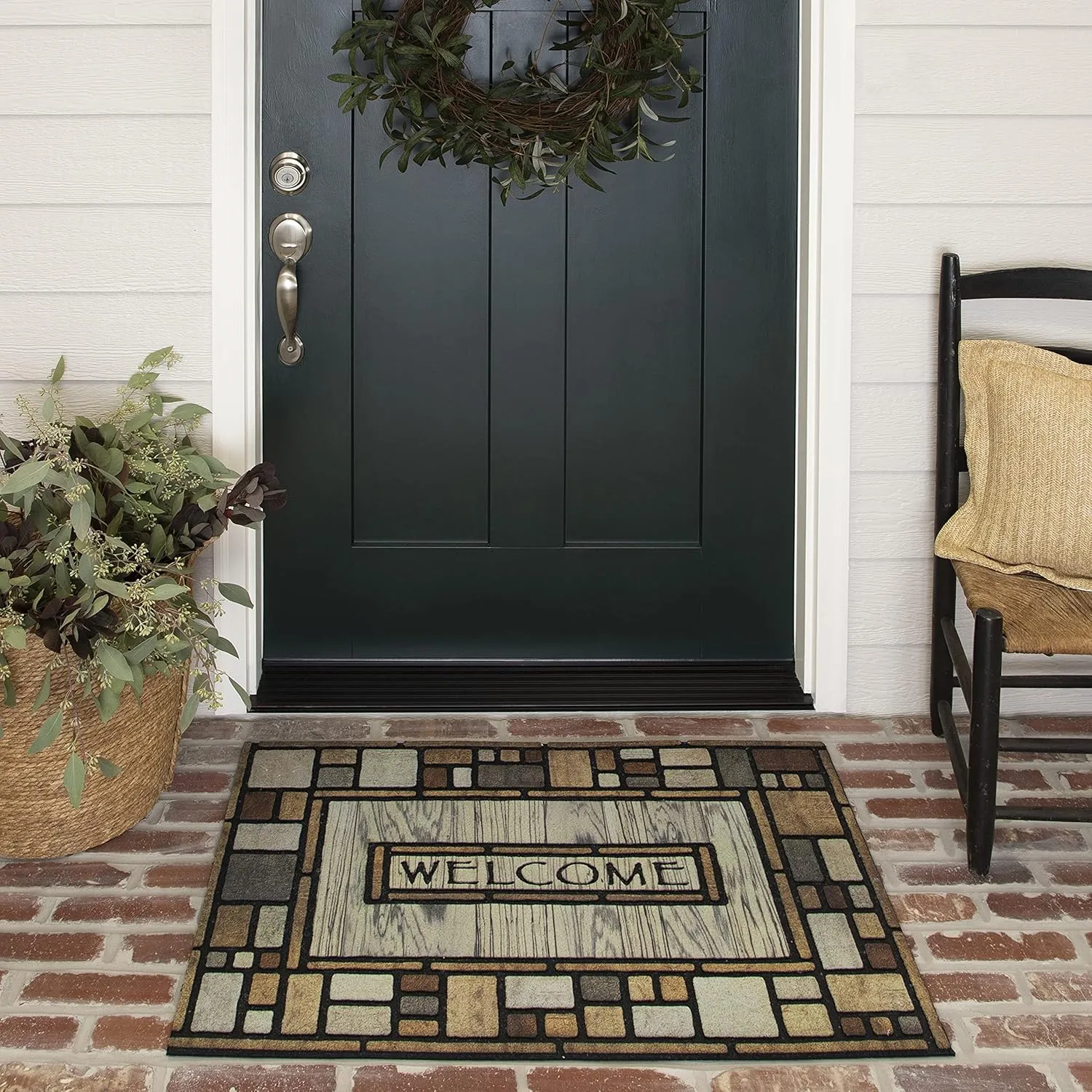 Mohawk Home Doorscapes Drifted Nature Entryway Door Mat, 18" x 30", Multi