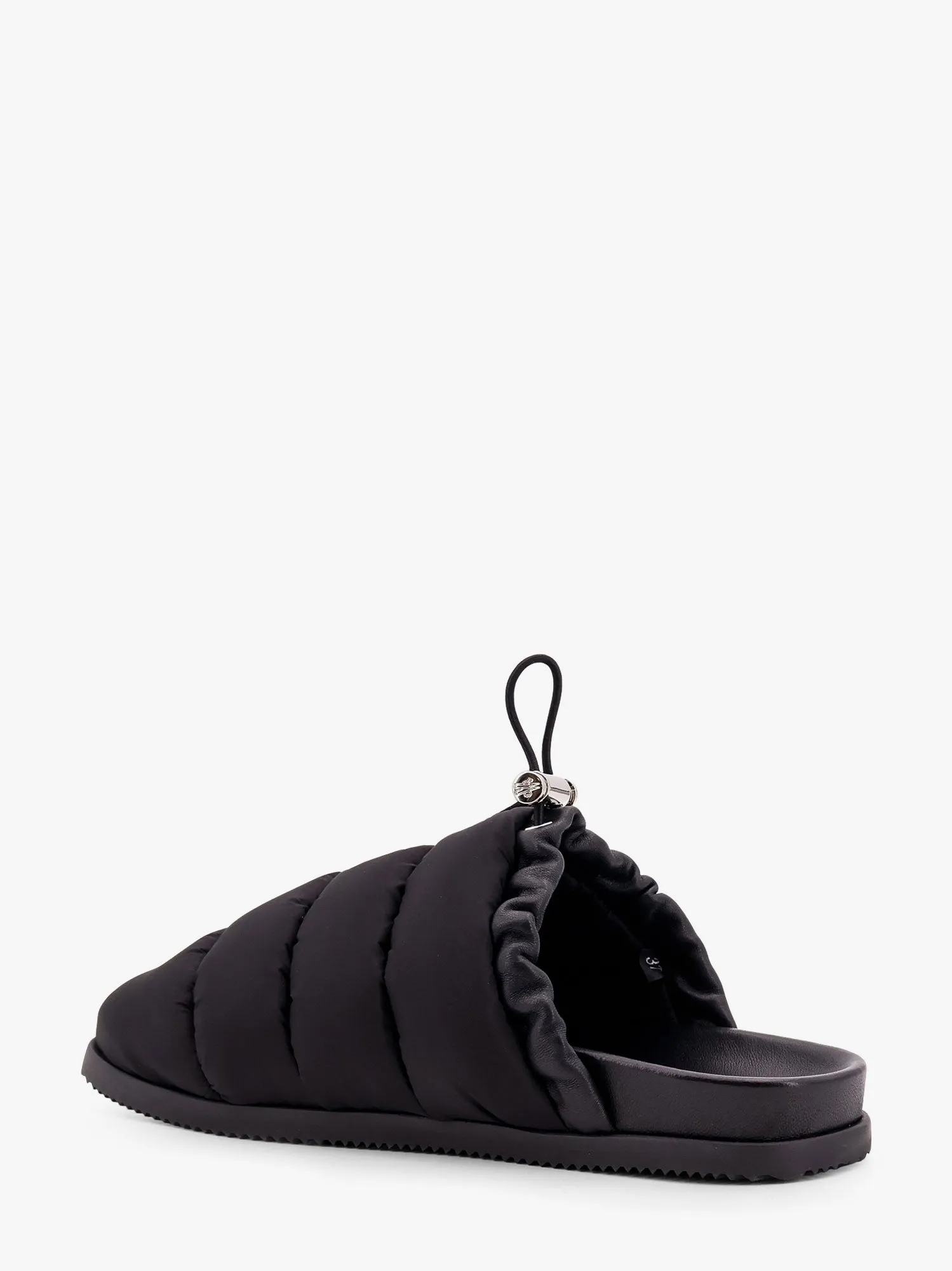 Moncler Mon Pocket Padded Leather And Nylon Mule