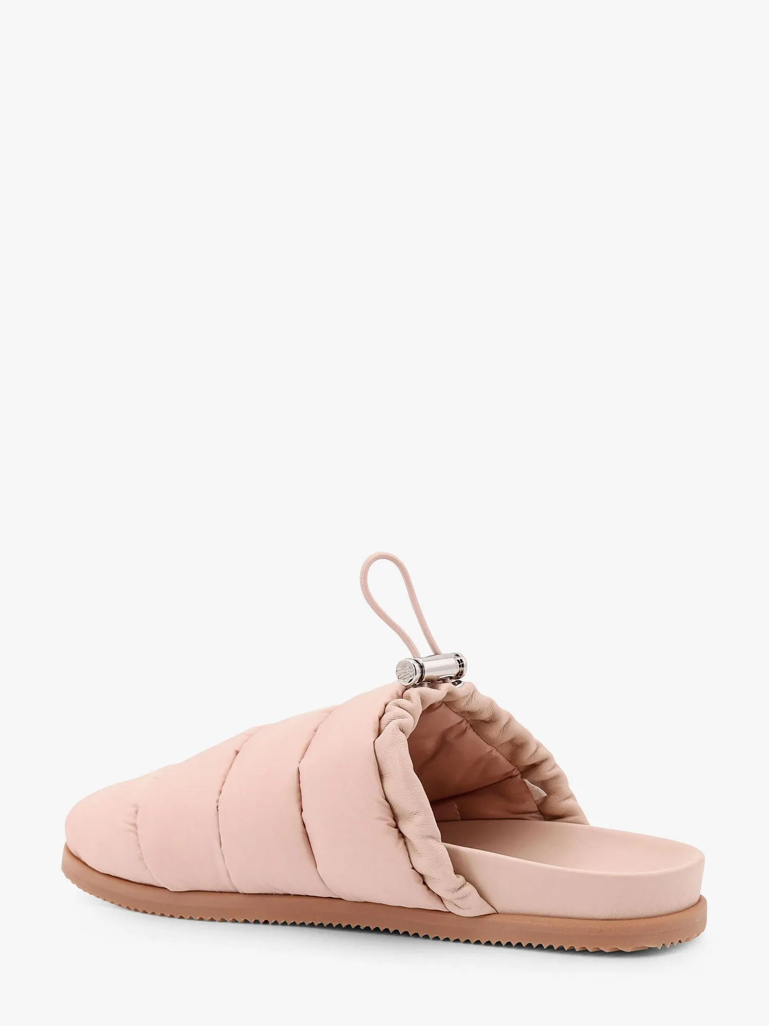 Moncler Mon Pocket Padded Leather And Nylon Mule