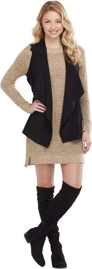 Mud Pie Women's Demi Suede Vest