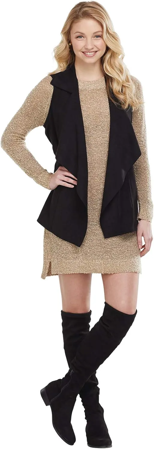 Mud Pie Women's Demi Suede Vest