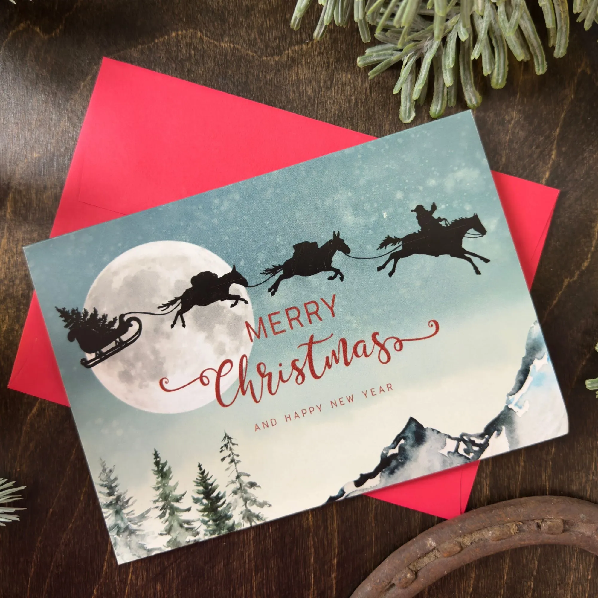 Mule Greeting Cards - Boxed Set of 12