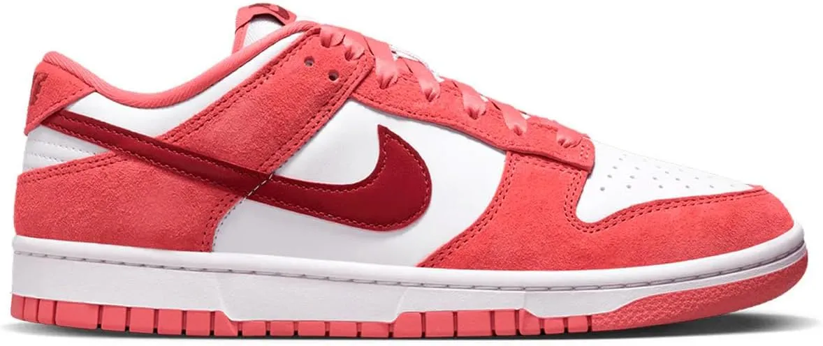 Nike Dunk Low Valentine Day Womens-Size-6, White/Team Red-adobe