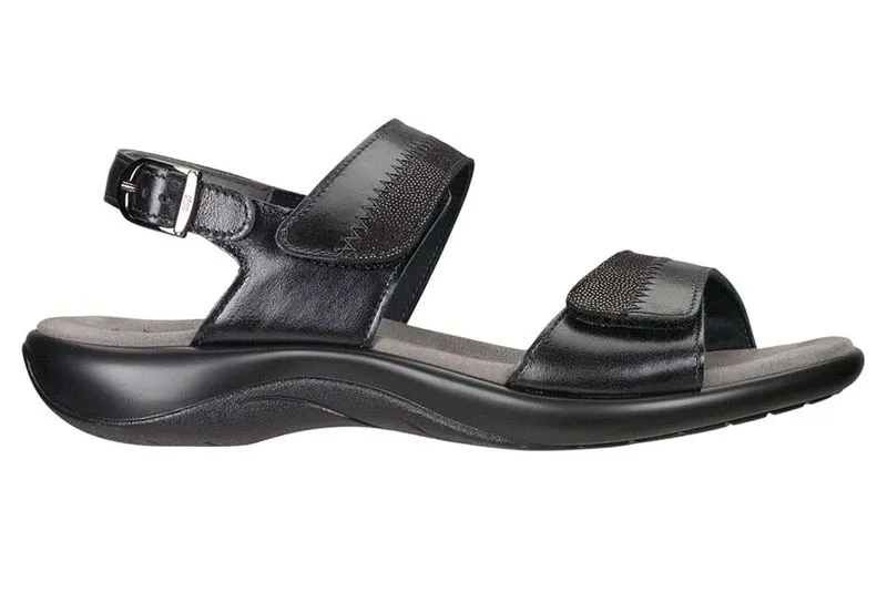 Nudu Heel Strap Sandal Midnight