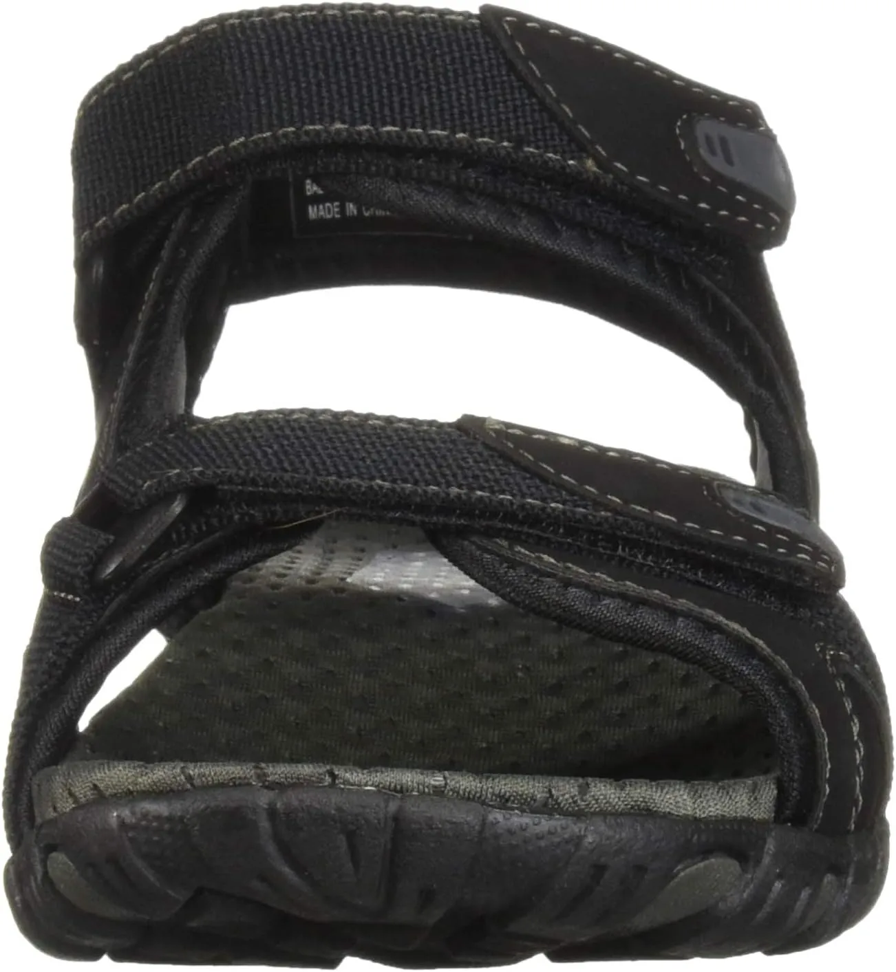 Nunn Bush Men's Rio Bravo Three Strap Outdoor Sport River Sandal with Hook and Loop Closure