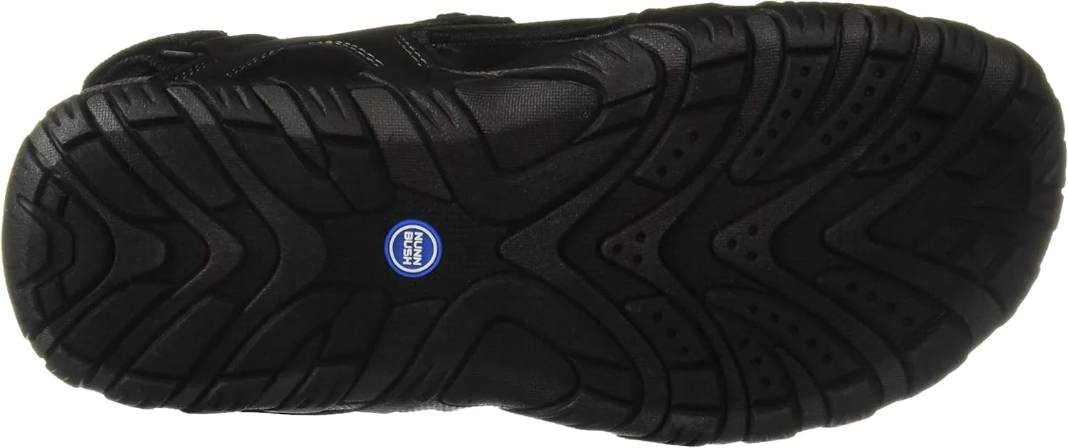 Nunn Bush Men's Rio Bravo Three Strap Outdoor Sport River Sandal with Hook and Loop Closure