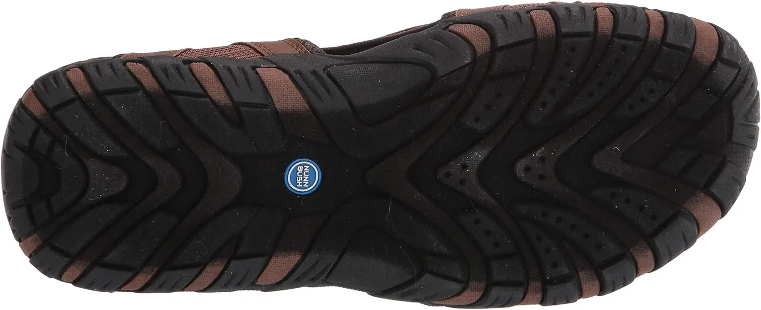 Nunn Bush Men's Rio Bravo Three Strap Outdoor Sport River Sandal with Hook and Loop Closure