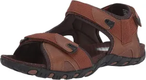 Nunn Bush Men's Rio Bravo Three Strap Outdoor Sport River Sandal with Hook and Loop Closure