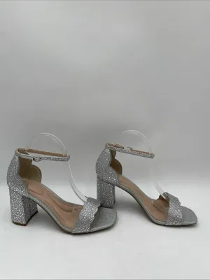 NWB Kelly & Katie Ceza Sandal Women's Silver Size 9W/40