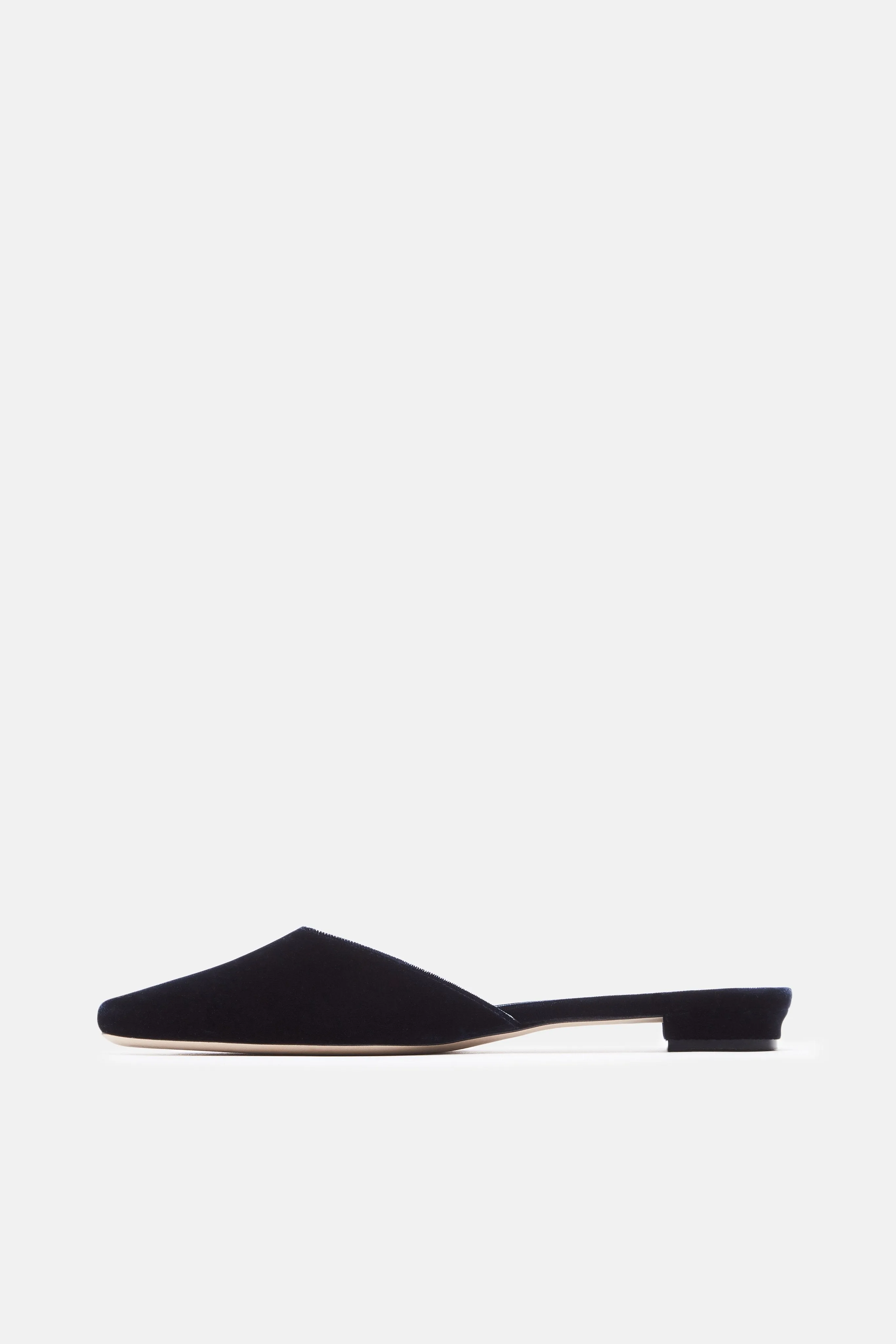 Okaya Mule - Navy Velvet