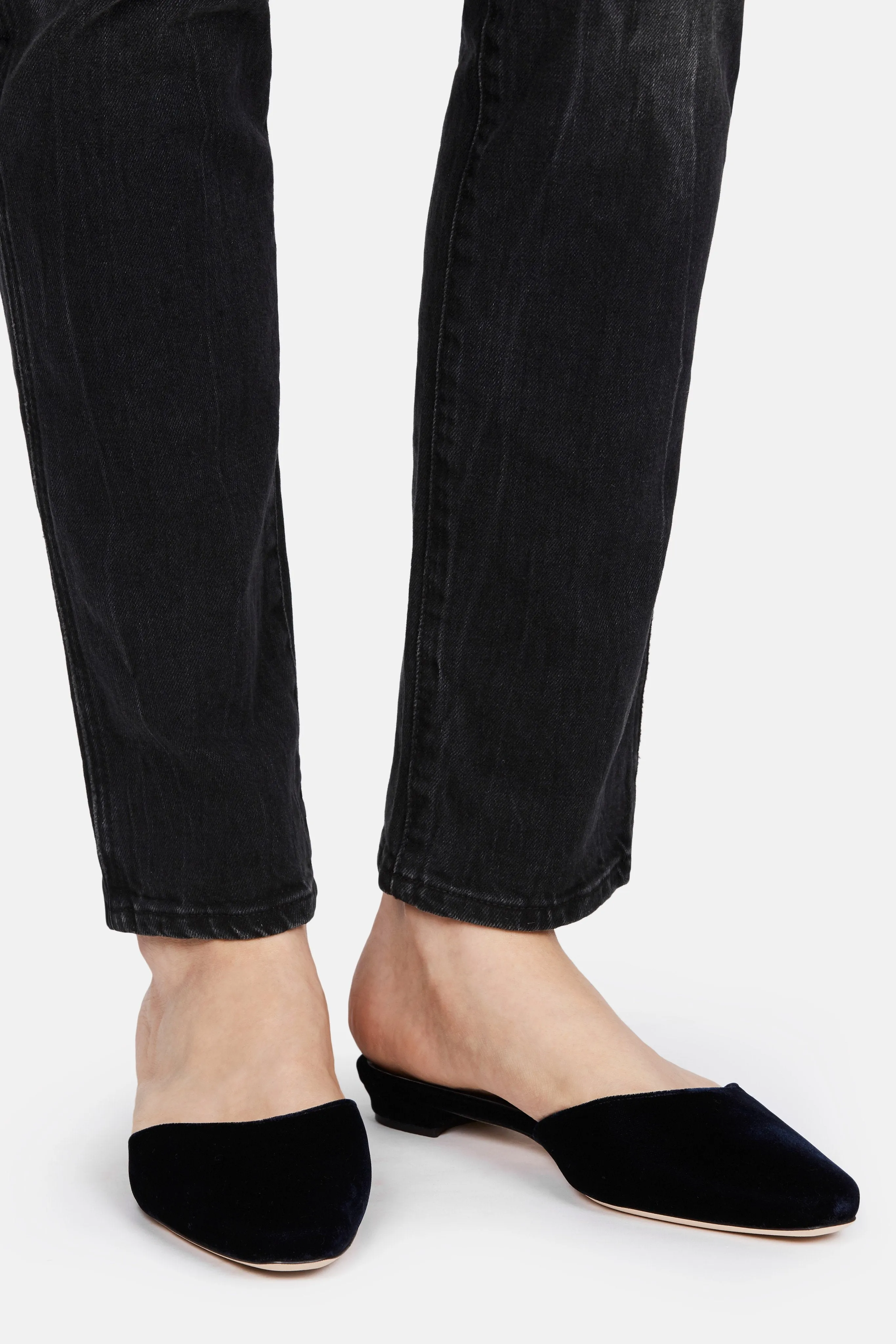 Okaya Mule - Navy Velvet